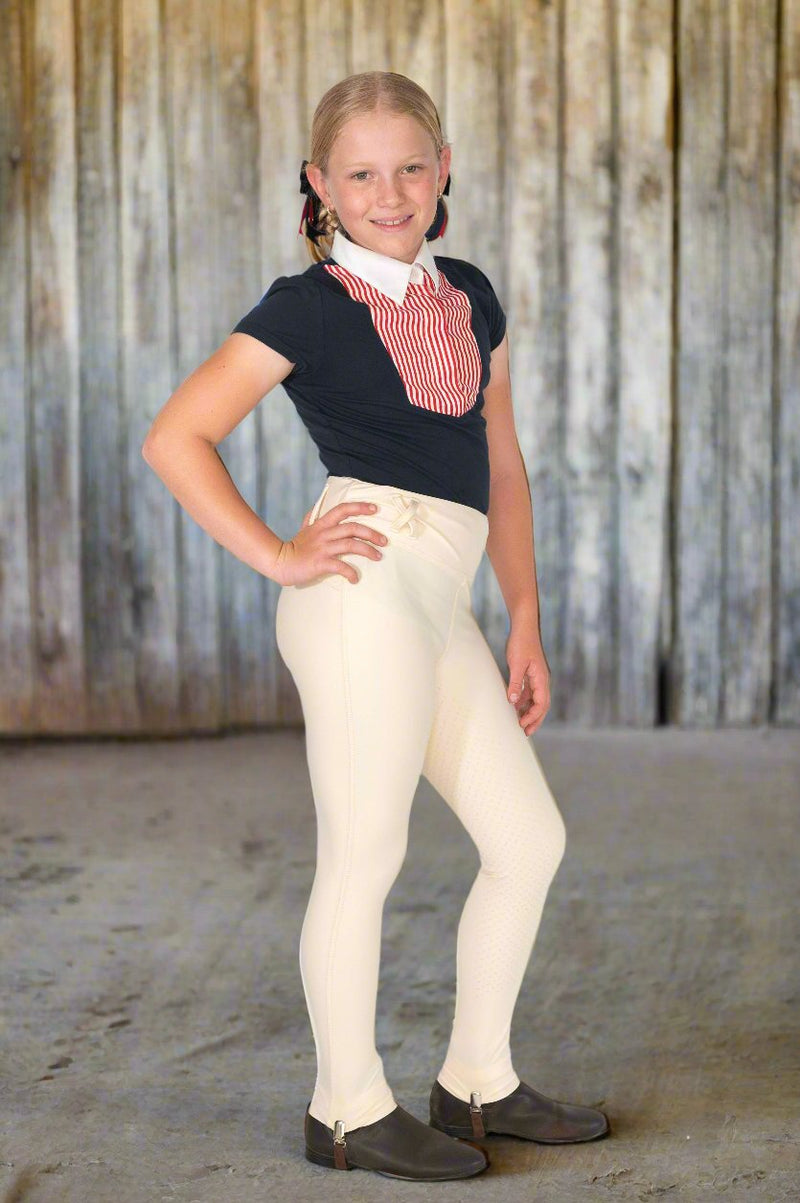 Show Riding Tights - Youth - Peter Williams Riding Apparel cream without jacket