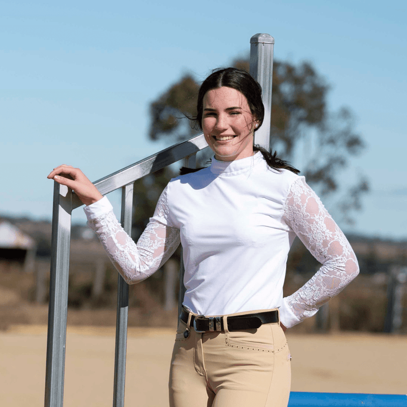 PW Merletto Show Shirt - Peter Williams Riding Apparel