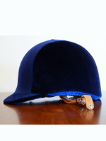 Velvet Helmet Cover in Navy Color