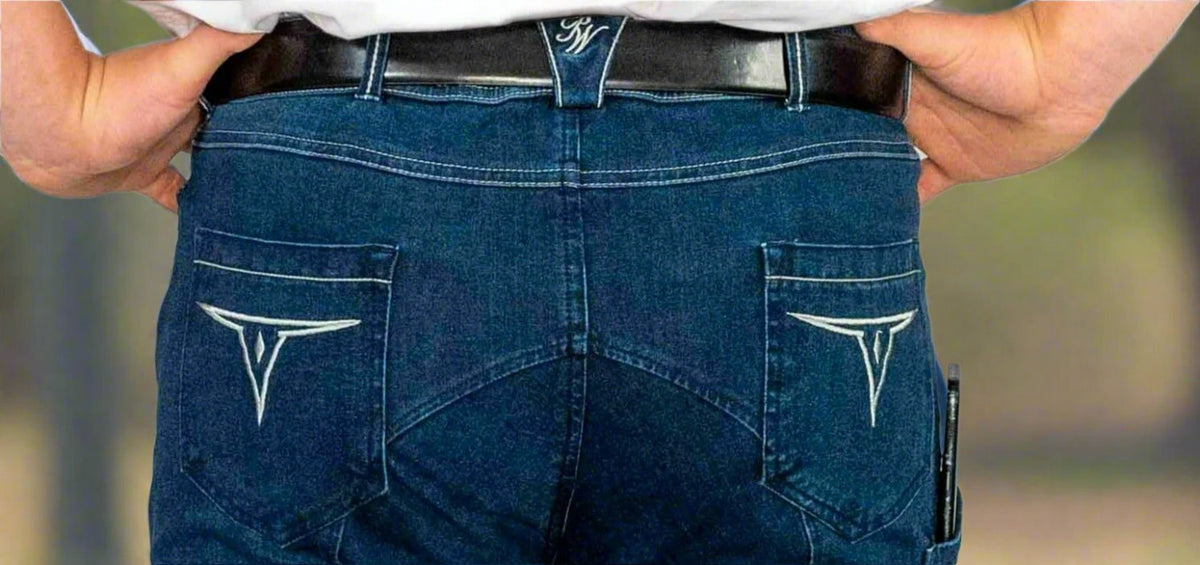 Peter Williams Riding Apparel Breeches Ashford Men's Denim Riding Breeches