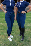 Peter Williams Riding Apparel Breeches Julie Denim Horse Riding Breeches - Ladies
