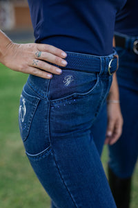 Peter Williams Riding Apparel Breeches Julie Denim Horse Riding Breeches - Ladies