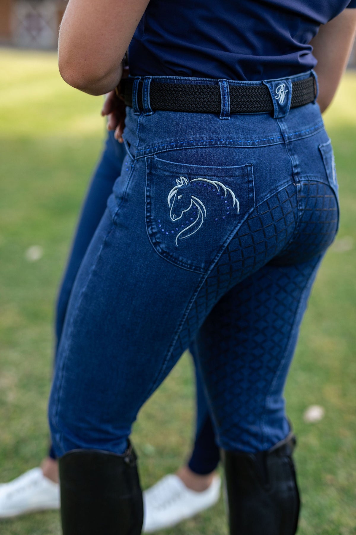 Peter Williams Riding Apparel Breeches Julie Denim Horse Riding Breeches - Ladies