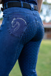 Peter Williams Riding Apparel Breeches Julie Denim Horse Riding Breeches - Ladies