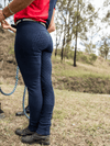 Peter Williams Riding Apparel Horse Riding Jodhpurs Pull On Riding Jodhpurs  with Gel Seat and Phone Pocket - Ladies