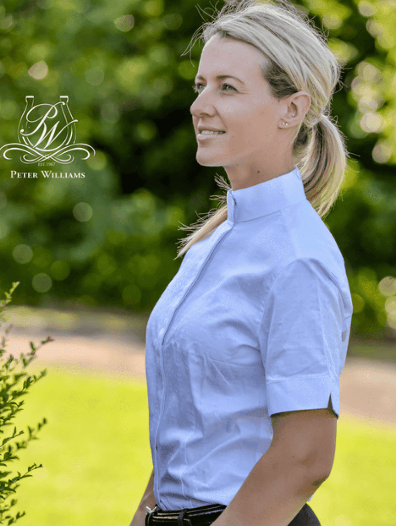 Peter Williams Riding Apparel * Ladies White Short Sleeve Rat Catcher