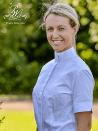 Peter Williams Riding Apparel * Ladies White Short Sleeve Rat Catcher