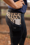 Peter Williams Riding Apparel Riding Pants Performance Riding Tights with Pocket  - LEOPARD