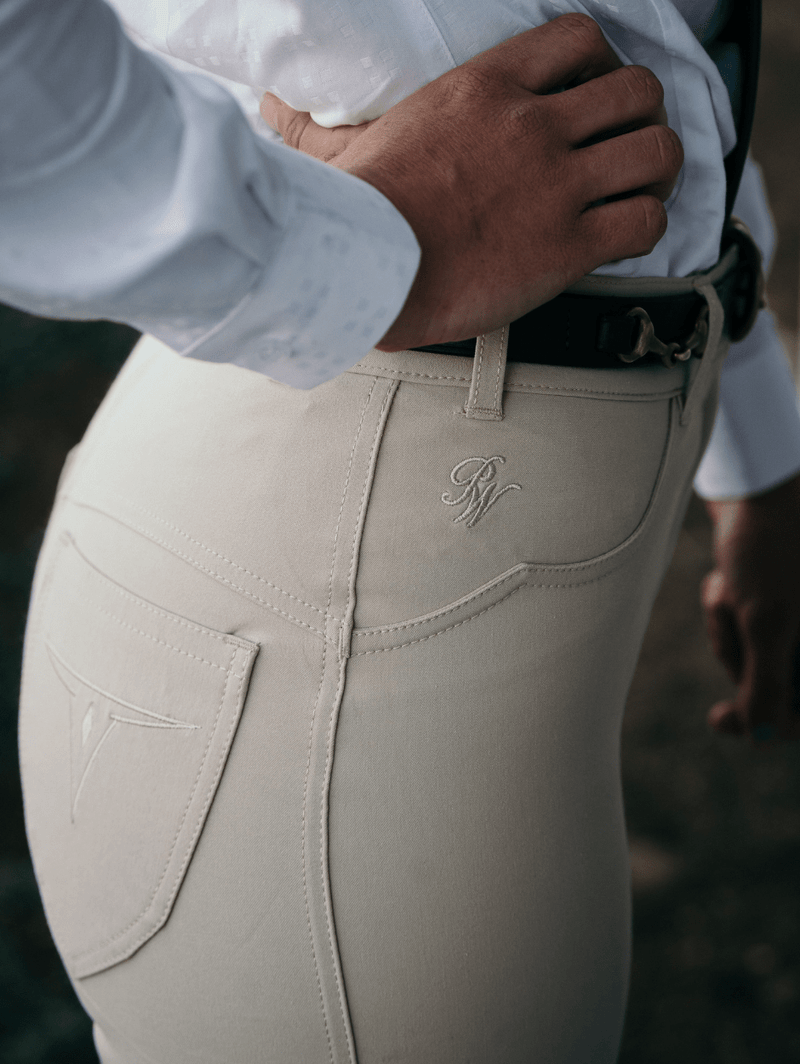 Peter Williams Riding Apparel Western Riding Pants Clermont Denim Stock Horse Competition Pants - Ladies