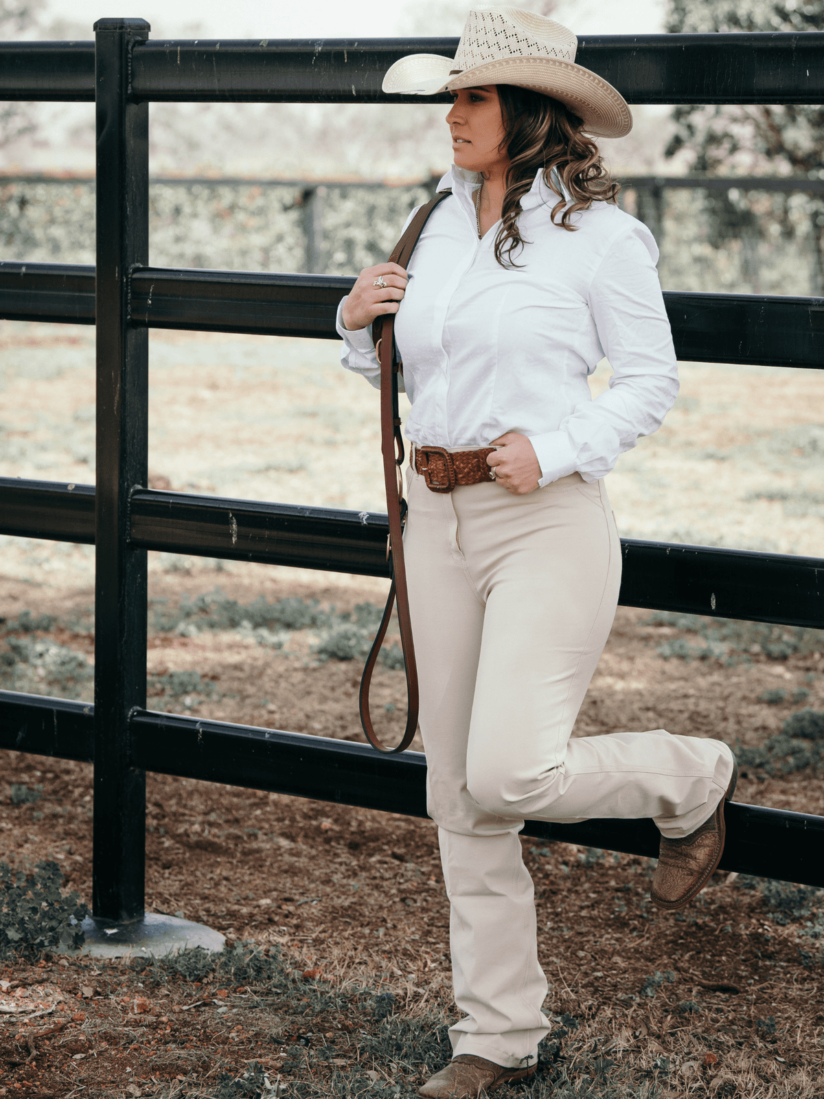 Peter Williams Riding Apparel Western Riding Pants Clermont Denim Stock Horse Competition Pants - Ladies