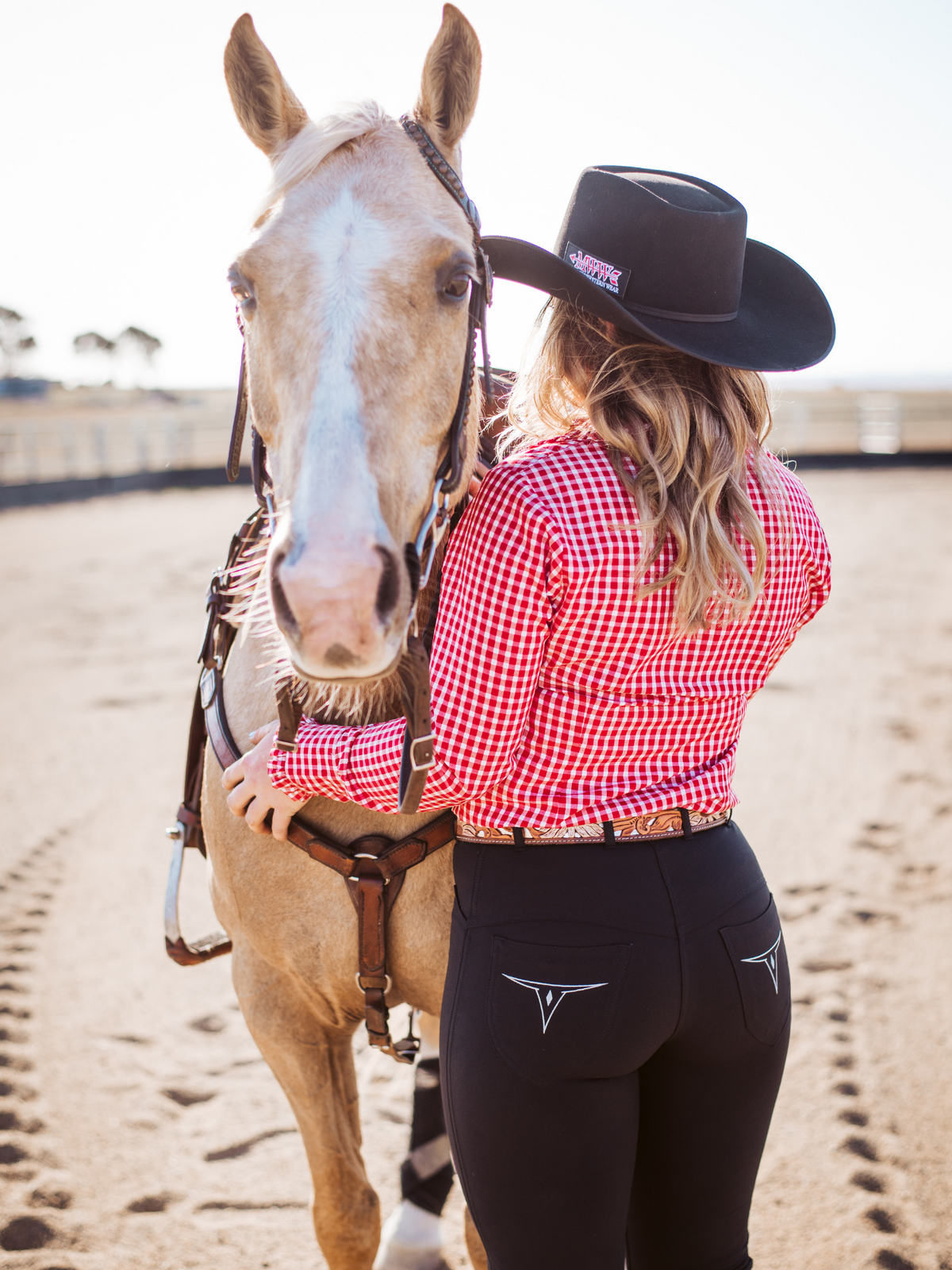 Peter Williams Riding Apparel Western Riding Pants Roxby Horse Riding Jeans - Ladies - BLACK