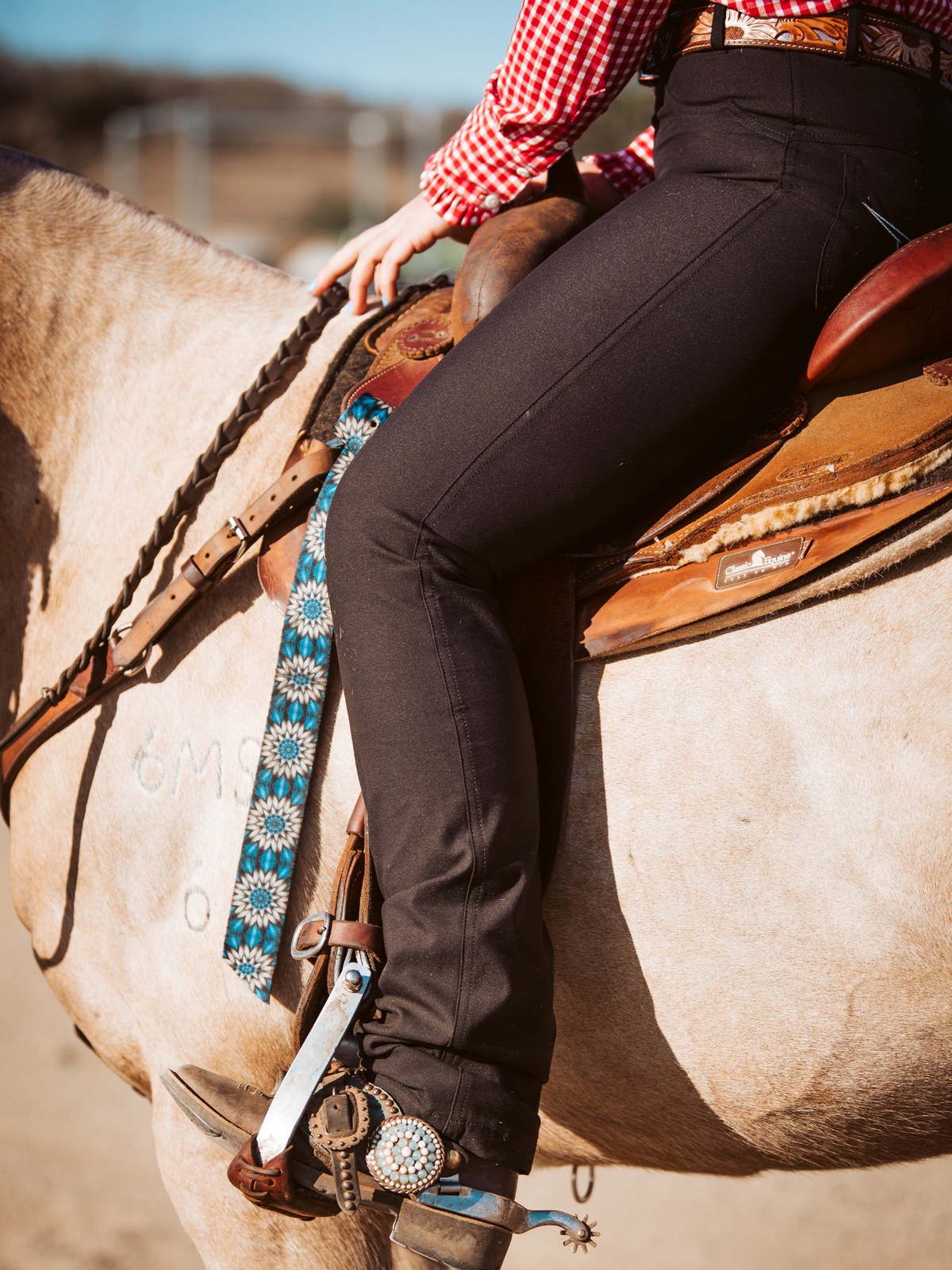 Peter Williams Riding Apparel Western Riding Pants Roxby Horse Riding Jeans - Ladies - BLACK