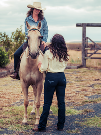 Peter Williams Riding Apparel Western Riding Pants Roxby Horse Riding Jeans - Ladies - NAVY